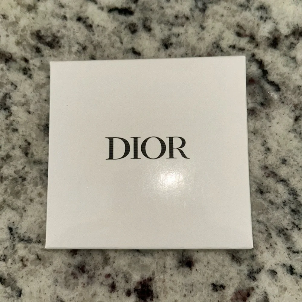 DIOR NIB MATTE BLACK COMPACT MIRROR AND LIP BUNDLE